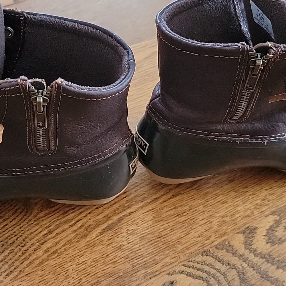 Sperry Topsider Boots Sz 7 Brown - Picture 2 of 4